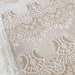 Ivory Lace fabric, Wedding lace, Bridal lace, Spanish style, Gorgeous Ivory Alencon Lace Fabric B00201