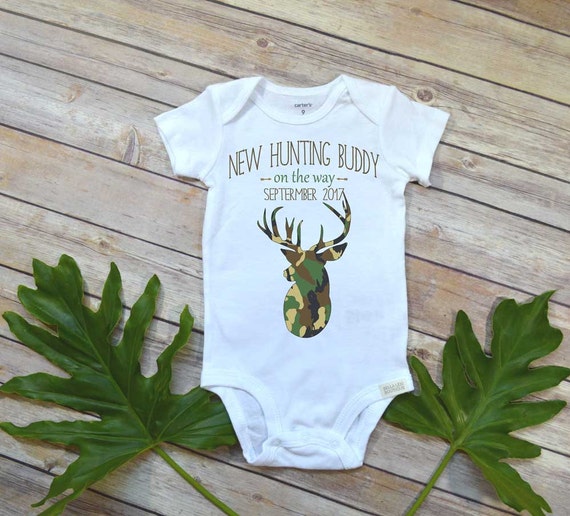 Hunting Baby New Hunting Buddy Pregnancy Announcement Baby
