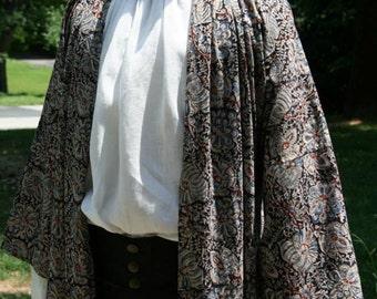 Mens 18th Century/ Regency / Federalist Era Banyan/ MADE TO ORDER