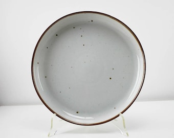 Stoneware dinner plate "Brown Mist" Dansk Designs