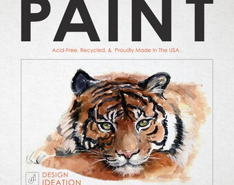 Premium Watercolor Paper for Pencil, Ink, Marker and Watercolor Paints. Great for Art, Design and Education. Loose Sheet Pack.