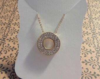 Matte White Necklace Display Cards, Jewelry Card, Jewelry Display, Necklace Card