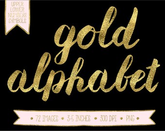 gold glitter alphabet letters numbers gold alphabet clipart digital