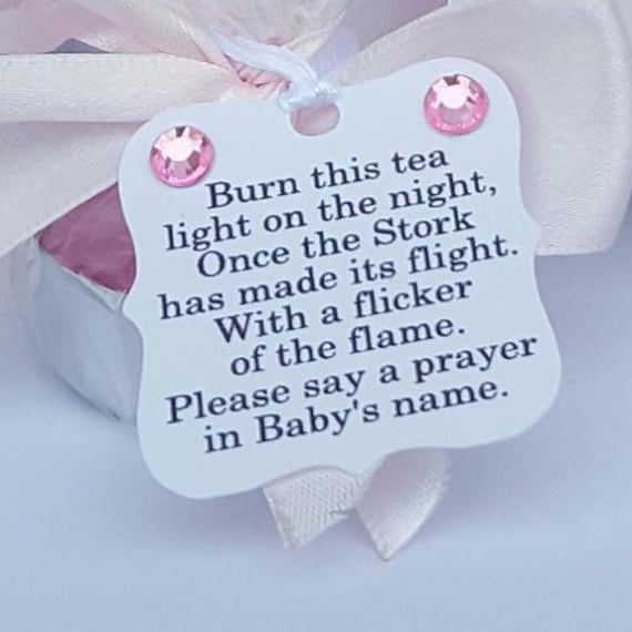 Poems To Gift With Candle Baby Shower Candle Favor Poem Quotes Of