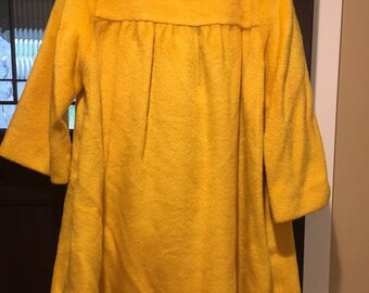 Vintage 50s LILLI ANN Yellow Coat