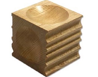 Wood Dapping Block, 1.5" x 2.5"