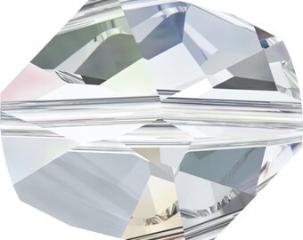 Swarovski Crystal Cosmic Beads 5520- 12mm 16mm - Clear Crystal AB