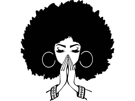 Download Black Women Praying Nubian Princess Queen Afro Hair Beautiful