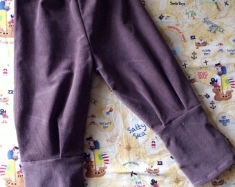 Brown corduroy baby boy/ toddler pants • Made to order