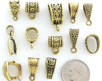 Jewelry Basics Mixed Bail Pack-GOLD (13 Pieces)
