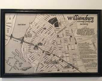 Williamsburg, Brooklyn -- a Vestige Map