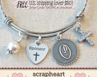 SPONSOR Thank You Gift, Catholic Confirmation Sponsor Appreciation GIFT, Thank You for Being My Sponsor Gift, Catholic Gift Cross Jewelry