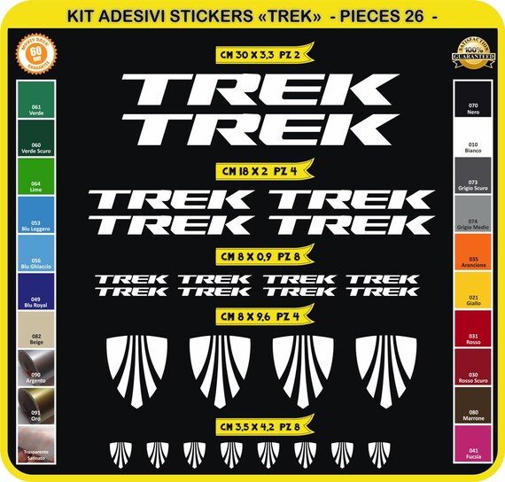 TREK sticker Bike Frame decal cycle bicycle Mtb Bmx pegatina