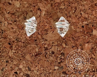 Herkimer Diamond Earrings - Tiny