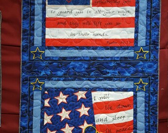 Quilted Wall Hanging - Military