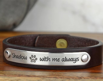 Dog Memorial Gift • Pet Loss Gift • Dog Sympathy Gift • Pet Loss Bracelet • Pet Memorial Bracelet • Pet Memorial Jewelry • Handmade in USA