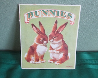Bunnies A Linenette Book Sam'L Gabriel Sons & Company