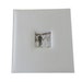 Photo Booth Album/Drymount/Book Mount 50pg - White Diamond Embossed Design Satin Finish featuring Glassine Interleave pages