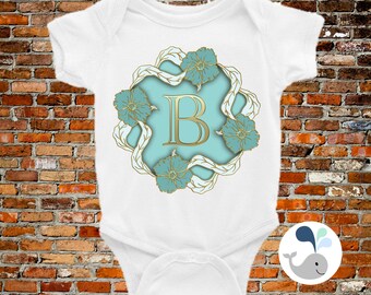 ON SALE Letter B Baby Onesie
