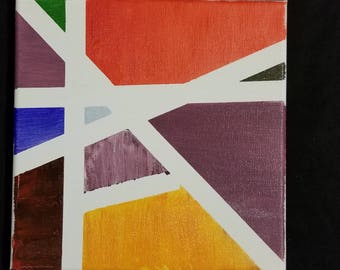 Abstract oil painting