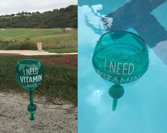 floating wine glass beach glass bridesmaid gift personalized beach glass floating wine - Floating Wine Glass floating wine glass beach glass bridesmaid gift personalized beach glass floating wine - Floating Wine Glass