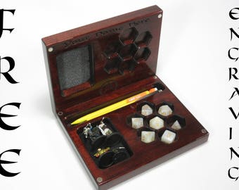 The Player's Vault V2, Accessory Holder, Dice, Dice Box, Dice Case, Dice Tray, DND, D20, Dungeons and Dragons, RPG, Pathfinder, Miniatures
