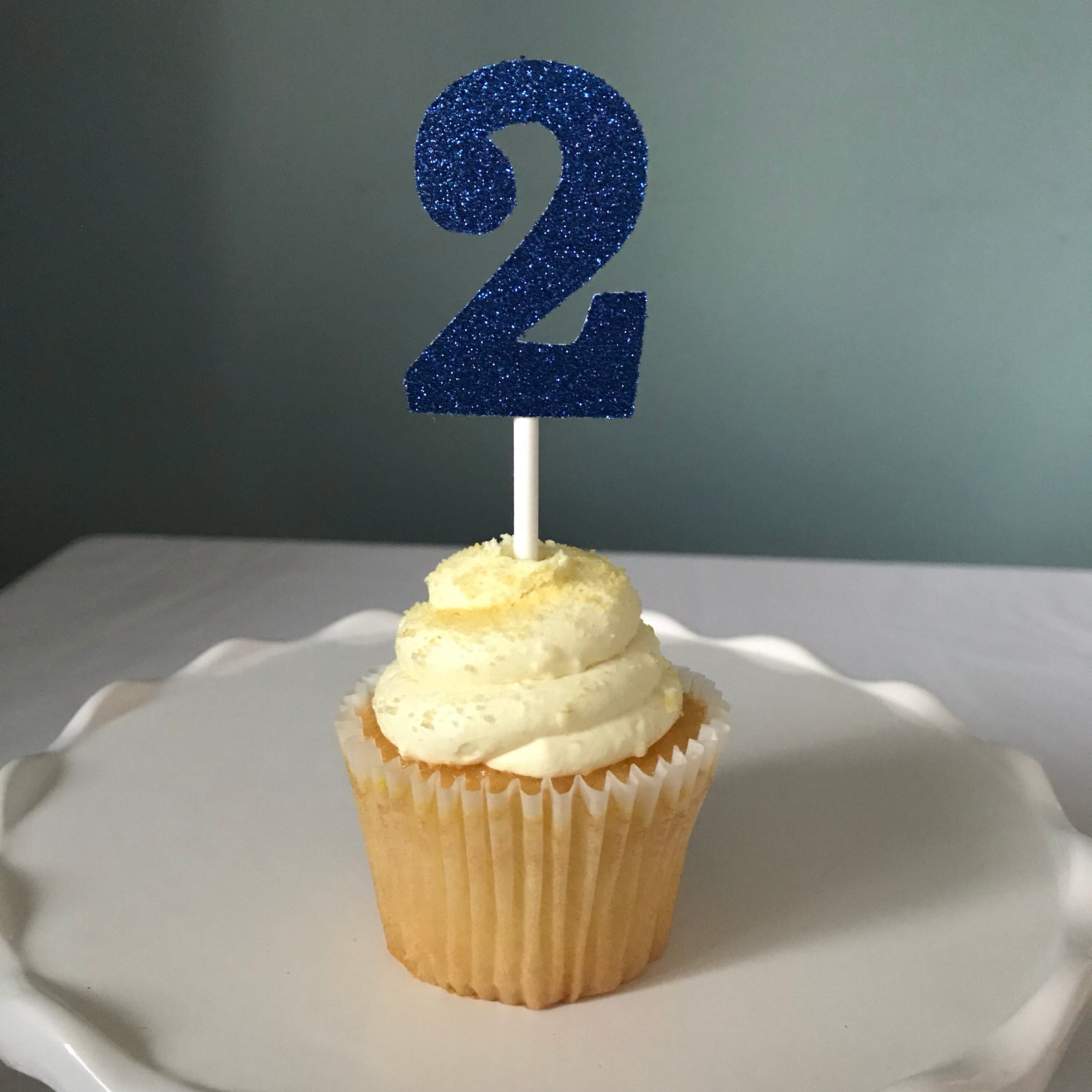 Second Birthday Cupcake Toppers 2nd Birthday Cupcake Toppers