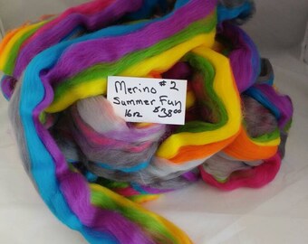 Summer fun Merino roving