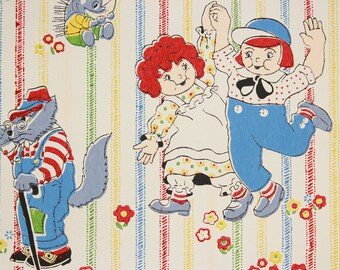 1980 S Vintage Wallpaper Disney Snow White Seven Dwarfs