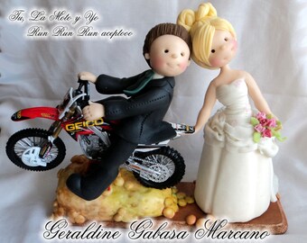 Cake Topper Custom Personalized wedding/grooms personalized for wedding cake by Geraldine Gabaa