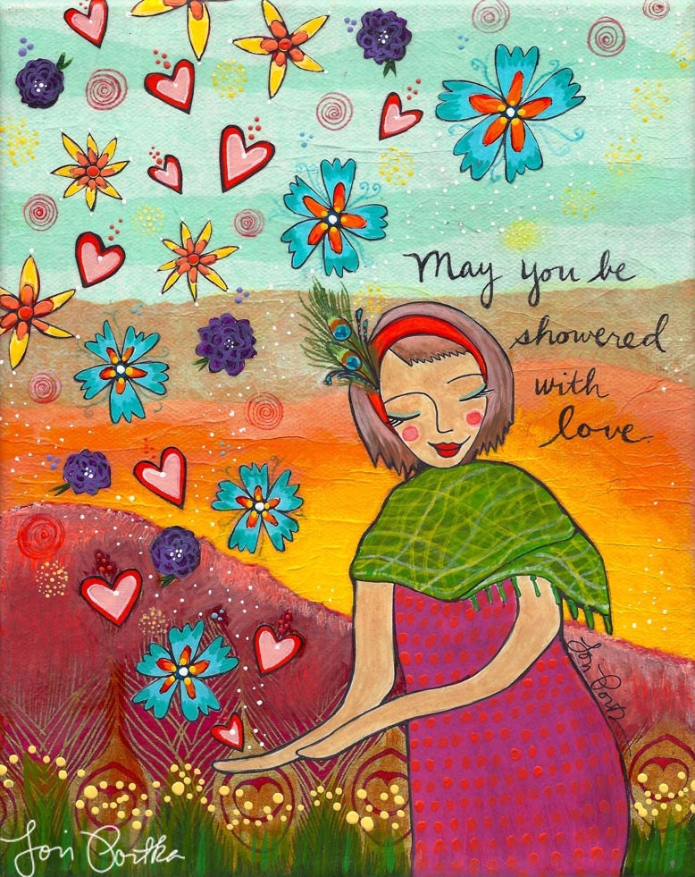 Print Showered With Love