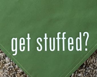 Get Stuffed? Thanksgiving Dog Bandana
