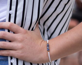 Seed Bead Bracelet, Friendship Bracelet, Adjustable Bracelet, Bridesmaid, Dainty Bracelet, Beaded Bracelet, Stones By Grace