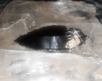 Black Obsidian Arrowhead
