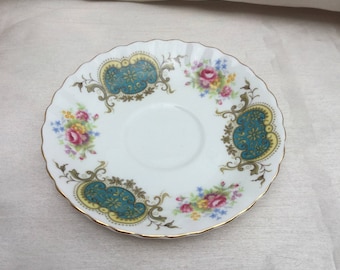 Vintage 1940s Bone China Royal Albert Saucer Made by Berkeley Pottery England
