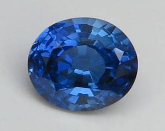 2.62 Ct Lab Created Simulated Sapphire Blue