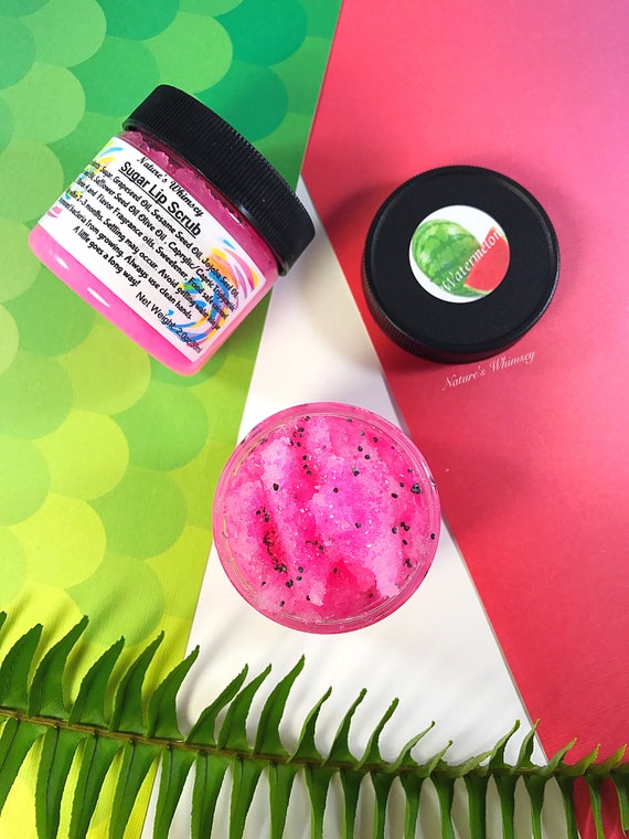 Watermelon Lip Scrub Lips Lip Balm lush exfoliating lip