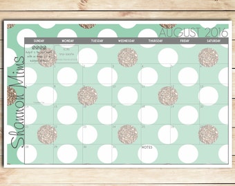 diy pad calendar etsy