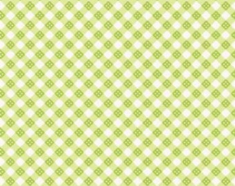 Hello sunshine in plaid fabric by Riley Blake 1/2 yard or more