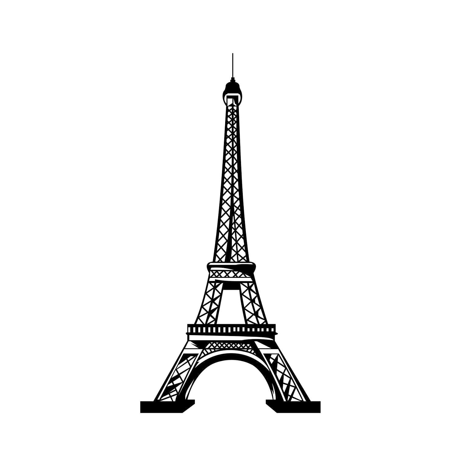 Download Eiffel Tower Paris Graphics SVG Dxf EPS Png Cdr Ai Pdf Vector