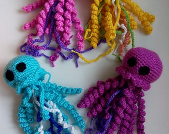 Crochet Happy Jellyfish Amigurumi