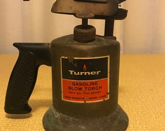 Turner Gasoline Blow Torch -- Brass Vintage