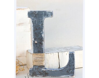 rustic wedding decor etsy letter l decor