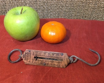 Vintage Metal Pocket Balance Scale Krups Small Balance Deco Collectible