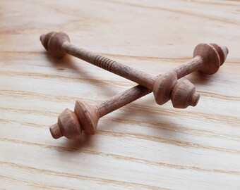Medieval spool for threads, pair
