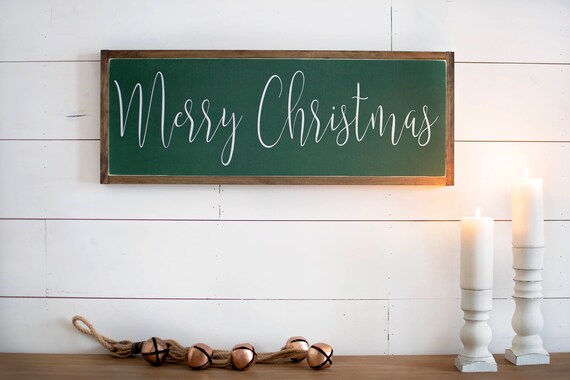 Merry Christmas Sign Merry Christmas Sign Wood Merry