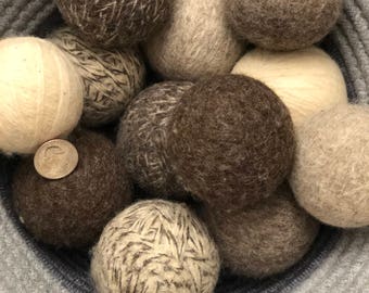 Felted Wool Dryer Balls