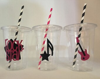 Rock Star Party Cups, Rockstar party cups