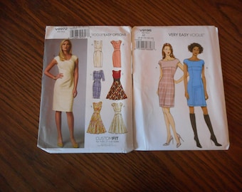 Women's New Dress Patterns - Sheath Style or Fit and Flare
