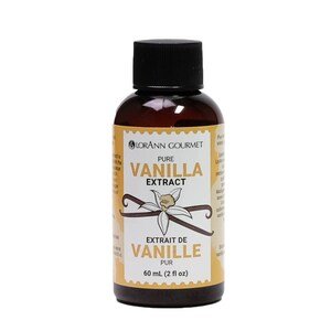 Pure Vanilla Extract, Natural, 2 oz, by LorAnn, No Added Corn Syrup or Sugar